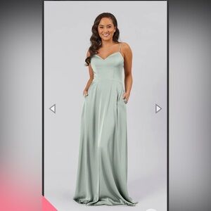 Kennedy Blue Dawson Bridesmaid Dress Sea Foam